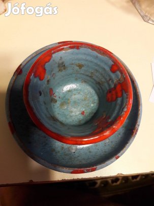 régi zsűrizett jelzett kerámia