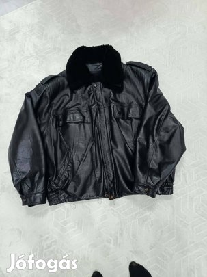 rendőrségi bőrkabát