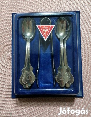 retró Amfóra kávés kanál készlet