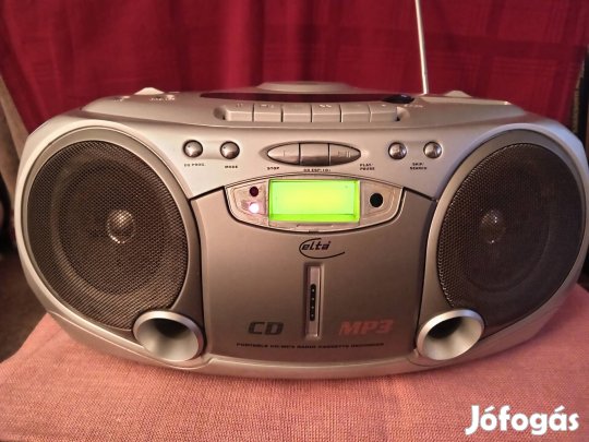 retro Elta magnós rádió Cd játszóval
