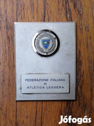 retró Olasz Olimpiai plaket