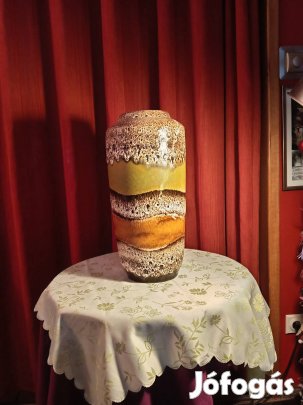 retro Scheurich Fat Lava 48cm padlóváza 