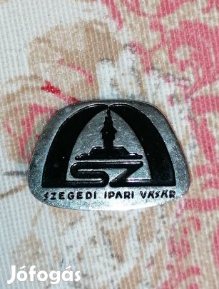 retró Szegedi Ipari Vásár jelvény