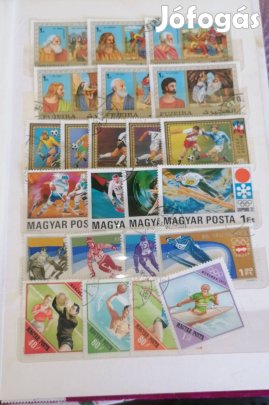 retró bélyeg csomag