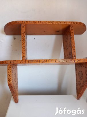 retró kézműves falipolc