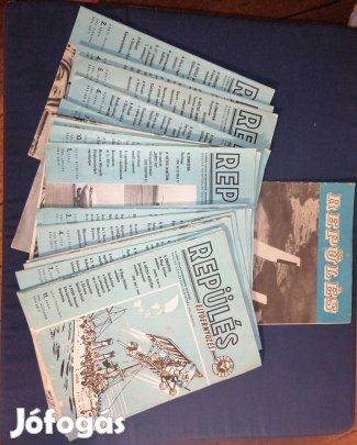 retró repülős újság csomag