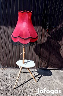 retro vintage éjjeli lámpa állólámpa