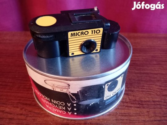 retro vintage micro 110 camera kulcstartó 