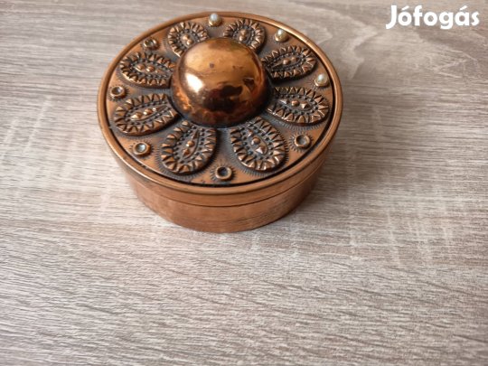 réz talka ékszeres doboz