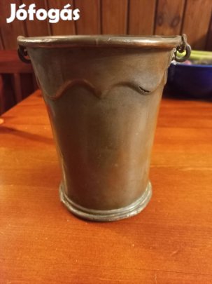 réz vödör füles