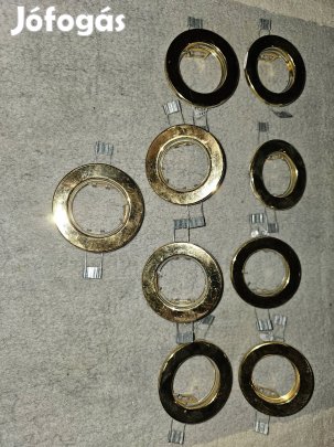 rézszínű szpotlámpa foglalatok