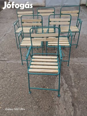 ritka régi kerti székek retro kerti szék őssuecsukható kerti szék