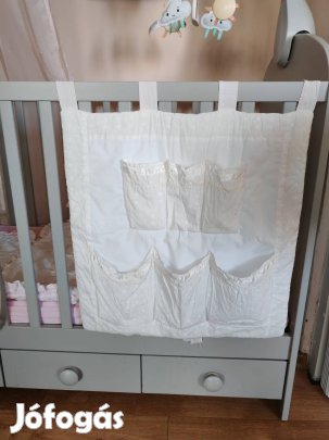 rózsaszín lányos baba ágynemű szett baldachin tartóval 