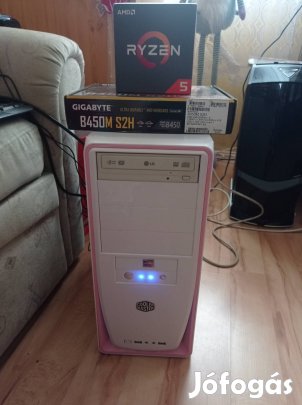 ryzen5 alapgamer(2600/gtx1060/SSD/16gb ddr4)