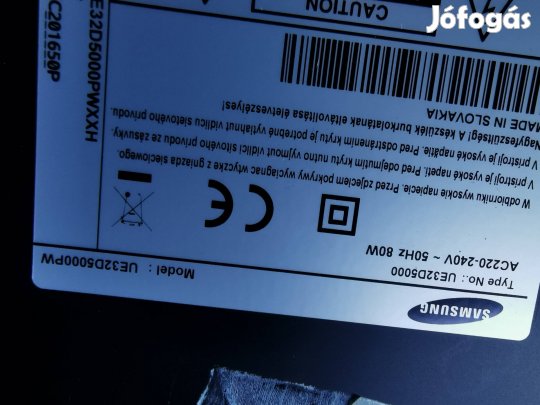 samsung ue32d5000. Led Tv Hiabás!