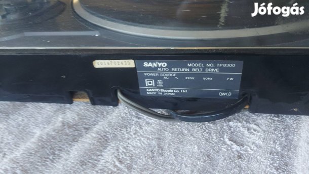 sanyo lemezjatszo donor
