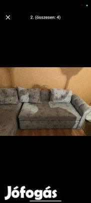 sarokágy 2 db fotellel