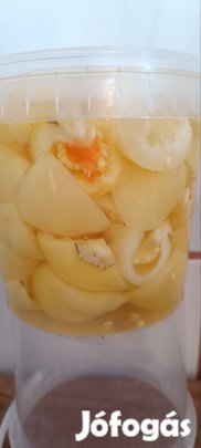 savanyúság, negyedelt csípős almapaprika