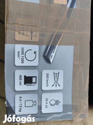 scheppach benzines lombszívó fúvó új 