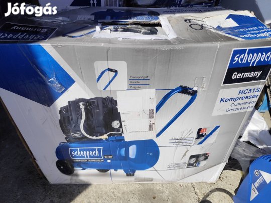 scheppach hc51si 50 literes kéthengeres csendes kompresszor 