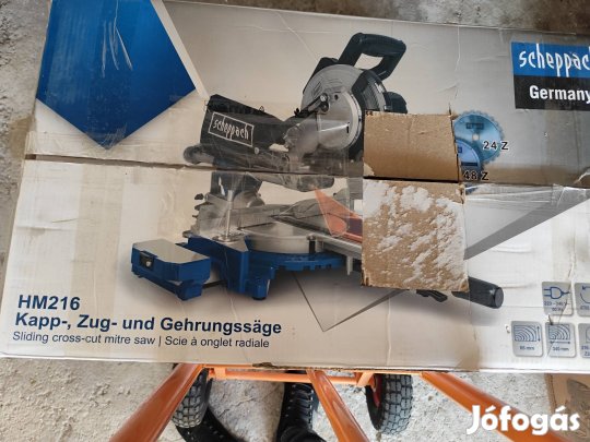 scheppach hm216 új gérvágó fűrész 