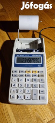sharp EL-1611E szalagos számológép hibás