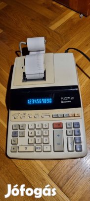 sharp asztali szalagos számológép 