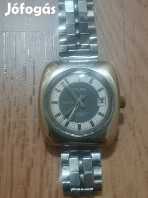 sigura collins vitange svájci retro óra karóra 