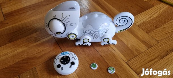 silver robo Chameleon elektronikus játékrobot 