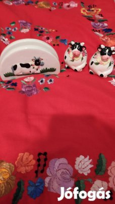 só és bors szóró és szalvéta tartó 