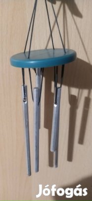 sötétkék ezüst színű delfin lógós csilingelő függő dísz 