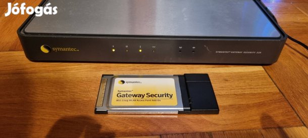 symantec Sgs320 tűzfal + PCMCIA wifi Access point 