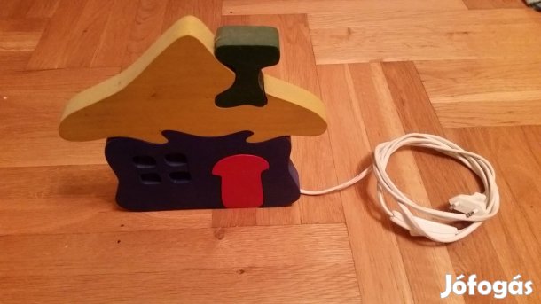 színes házikó falilámpa 