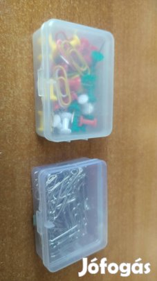 színes kitűző és gémkapocs csomag szett 