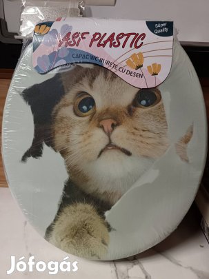 szivacsos" univerzális WC-ülőke cicás 