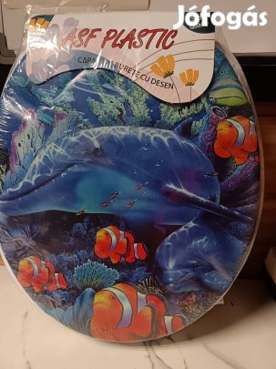 szivacsos" univerzális WC-ülőke delfines