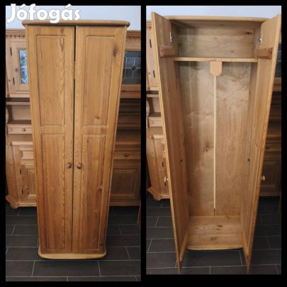 szűk fenyő szekrény 