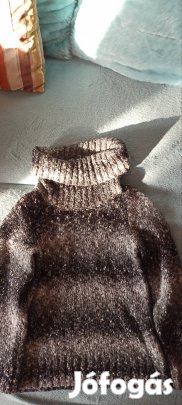 szürke kötött pulóver M -es 