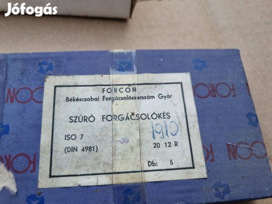 szúró eszterga kés, 20x12 R P30 