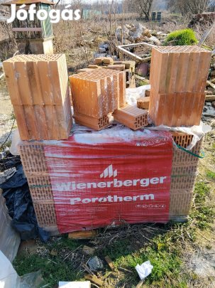 tégla eladó 30-as, 0/50-es válaszfal tégla 