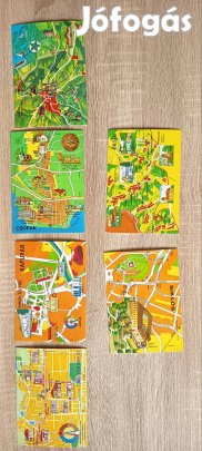 térképes képeslap