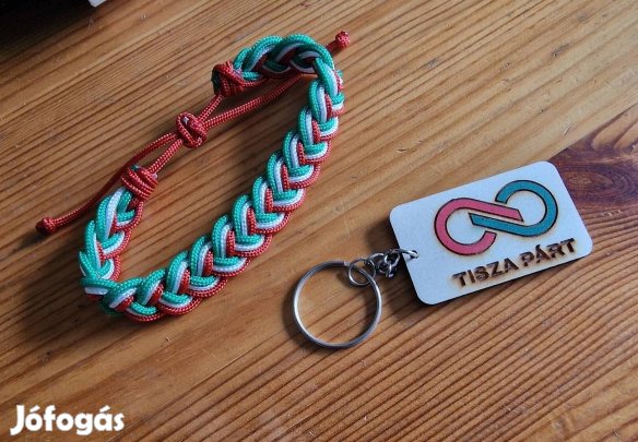 tisza karkötő és kulcstartó szettben