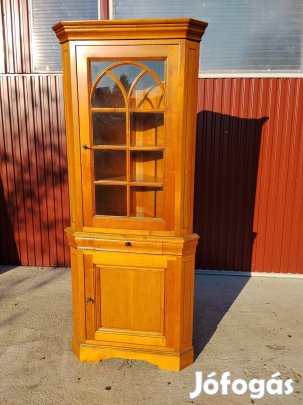 tölgy Sarok vitrin talaló szekrény előszoba nappali halószoba bútor 