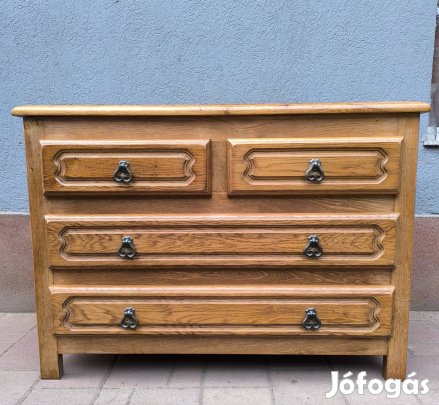 tömör tölgy komód 