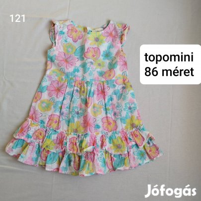 topomini nyári ruha 86 méret