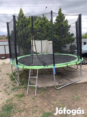 trambulin 3,66 m átmérőjü jó állapotú, 150kg teherbírásu eladó! 