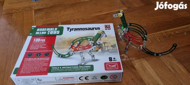 tyrannosaurus építőjáték 109 darabos 