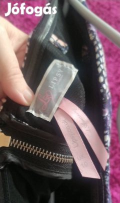 új Lipsy limitált kiadású lila merevítős alkalmi karcsúsított ruha 