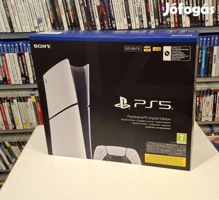 új PS5 Slim Digital 2 Év Sony Garancia Üzletből