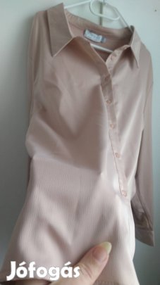 új bézs alkalmi ing, blúz 